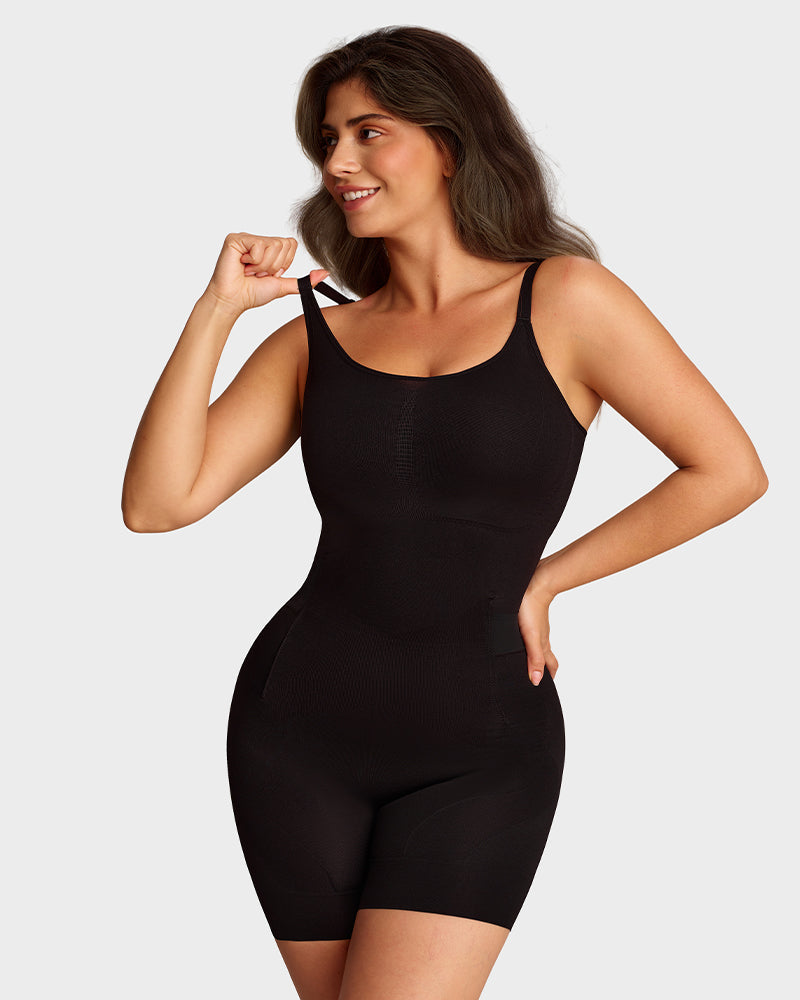 Pull-Down Shapewear Bodysuit