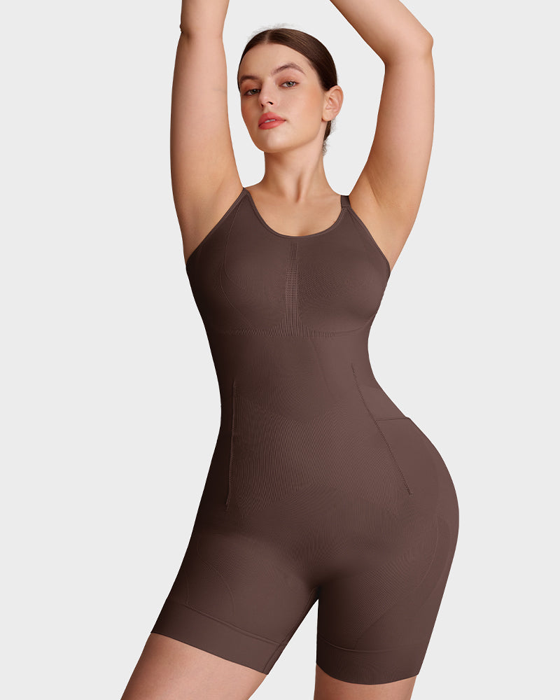 Pull-Down Shapewear Bodysuit