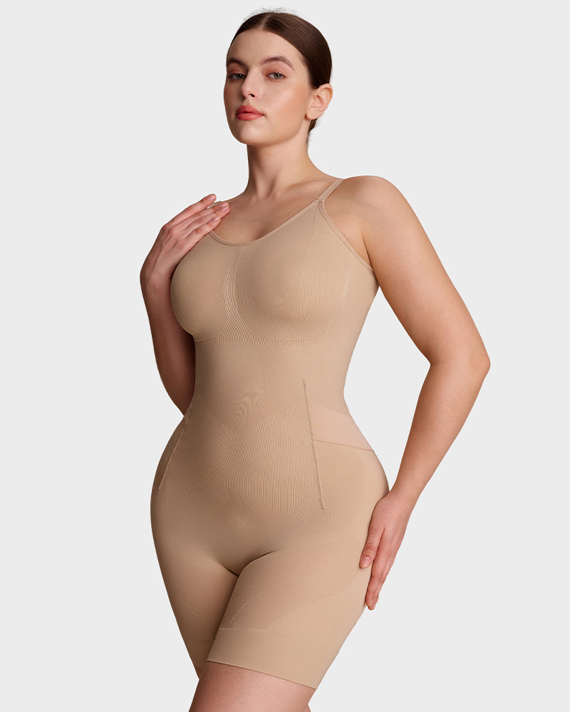 Pull-Down Shapewear Bodysuit