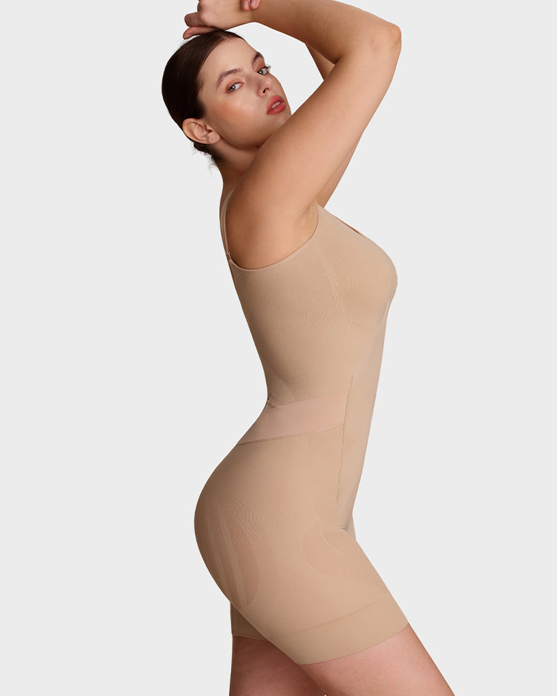 Pull-Down Shapewear Bodysuit