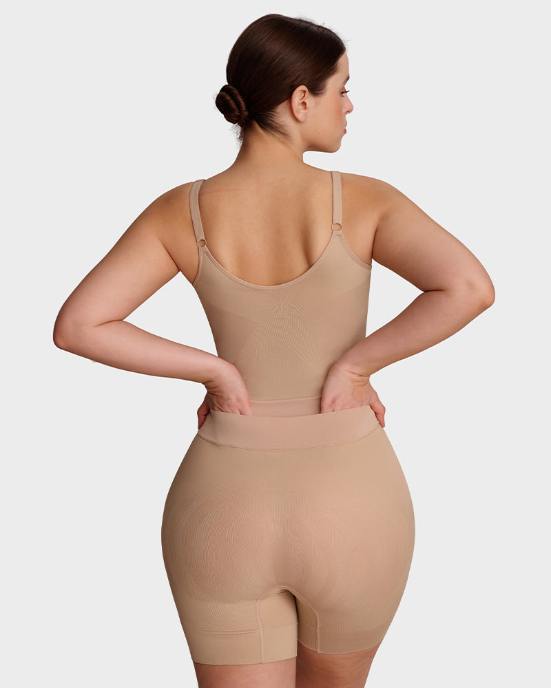 Pull-Down Shapewear Bodysuit