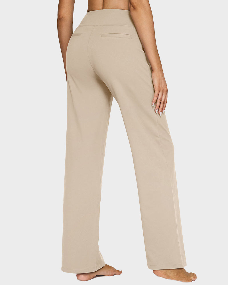 Loose High-Waist Business Wide-Leg Yoga Pants