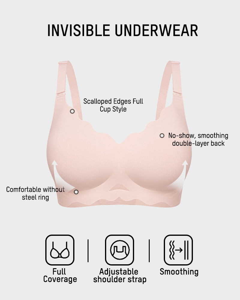 Seamless Wireless Scalloped Edge