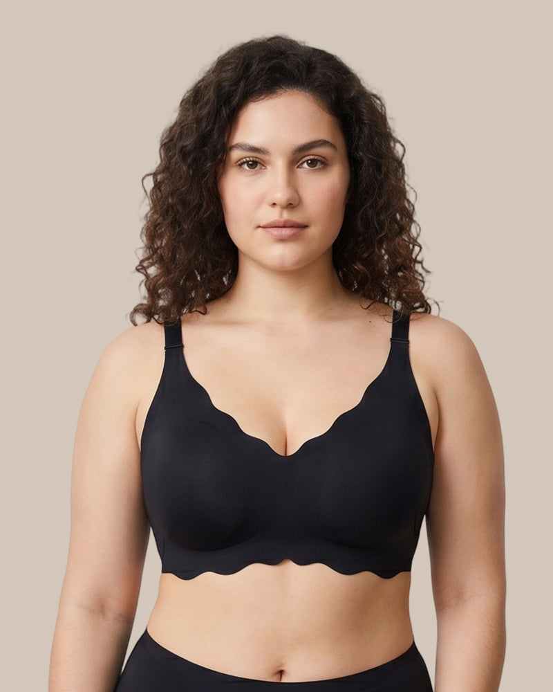 Soft Full Coverage Scalloped Wireless