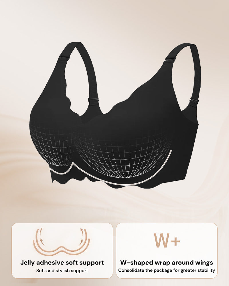 Soft Full Coverage Scalloped Wireless