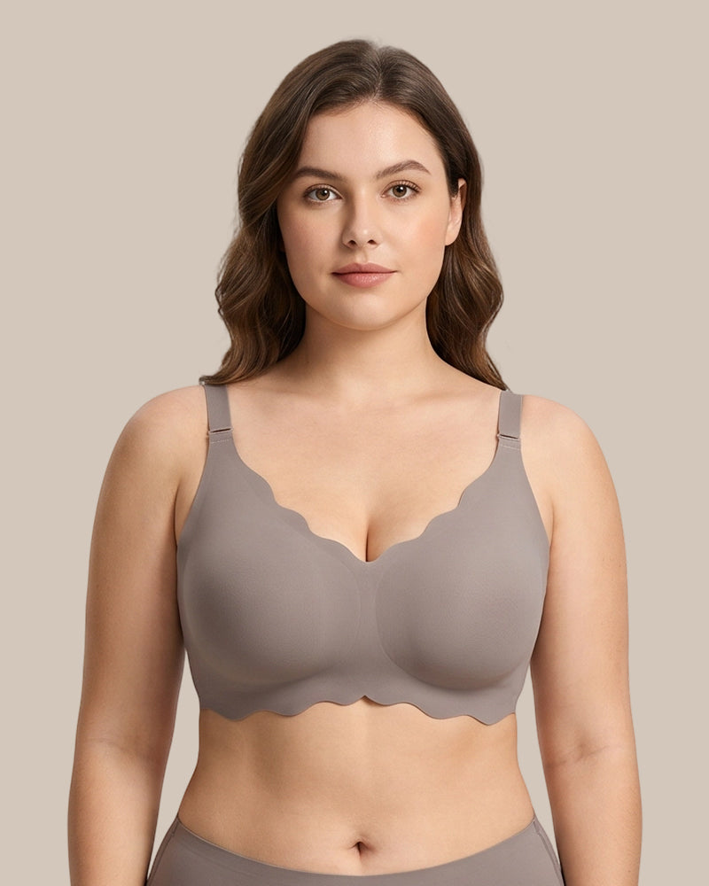 Soft Full Coverage Scalloped Wireless