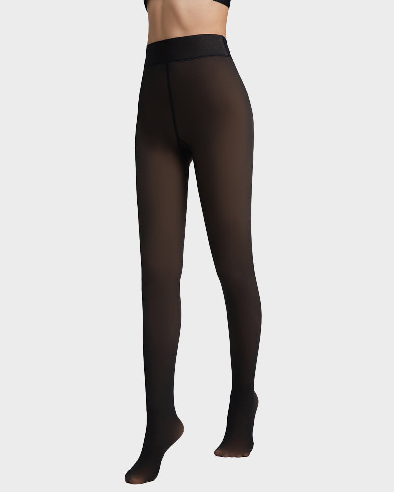 Translucent Fleece Lined Tights