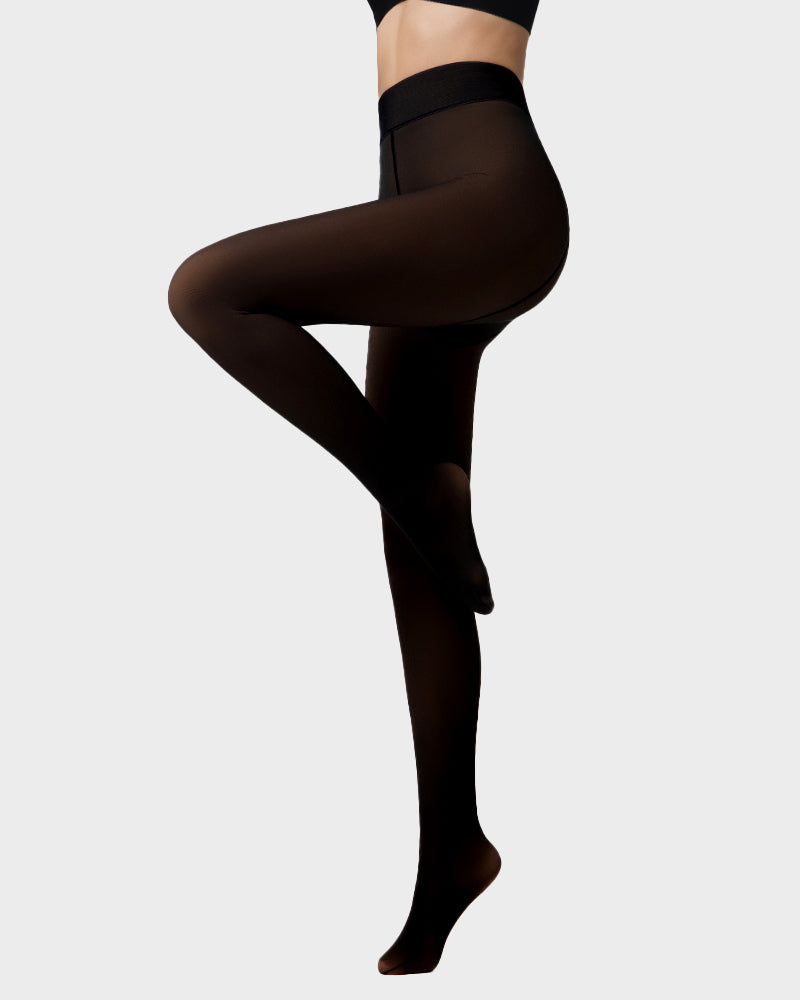 Translucent Fleece Lined Tights