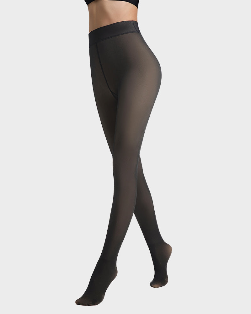Translucent Fleece Lined Tights